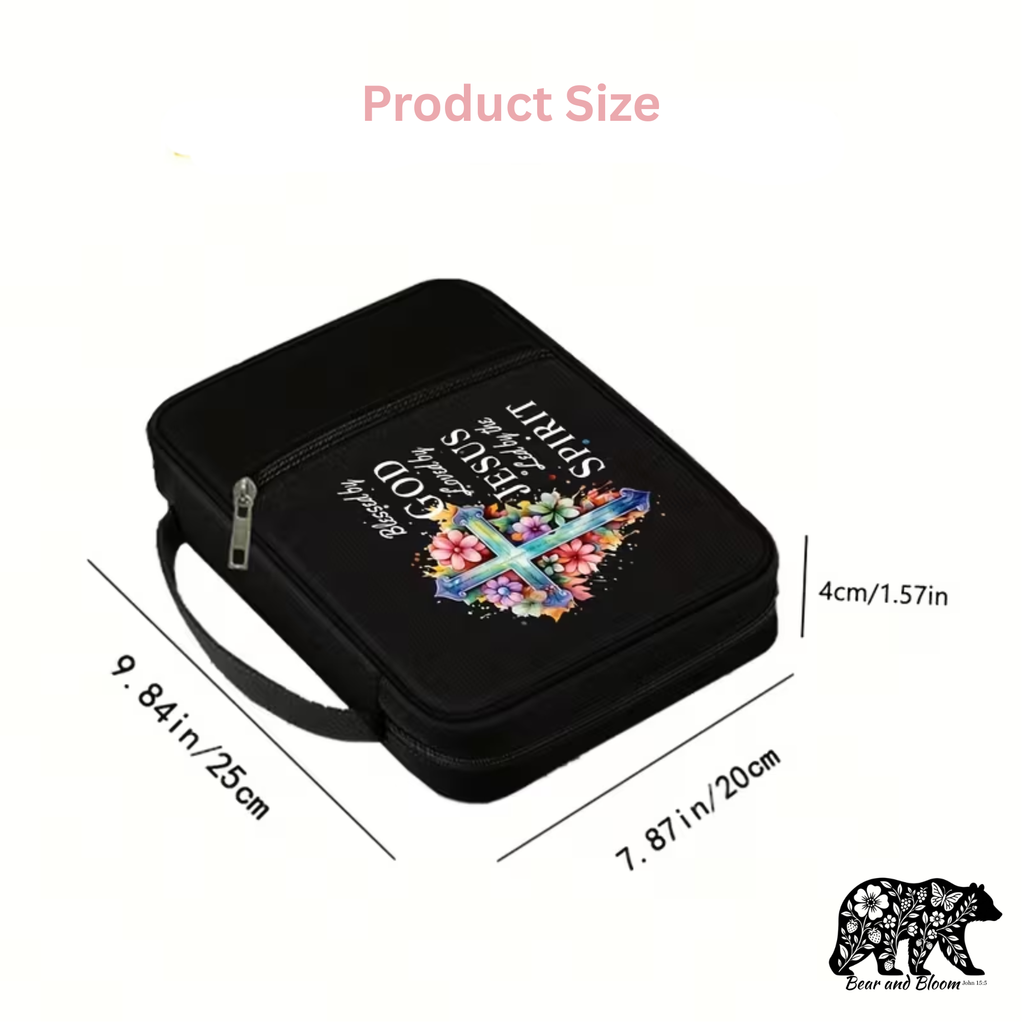 Bible Cover - Blessed, Loved, Led