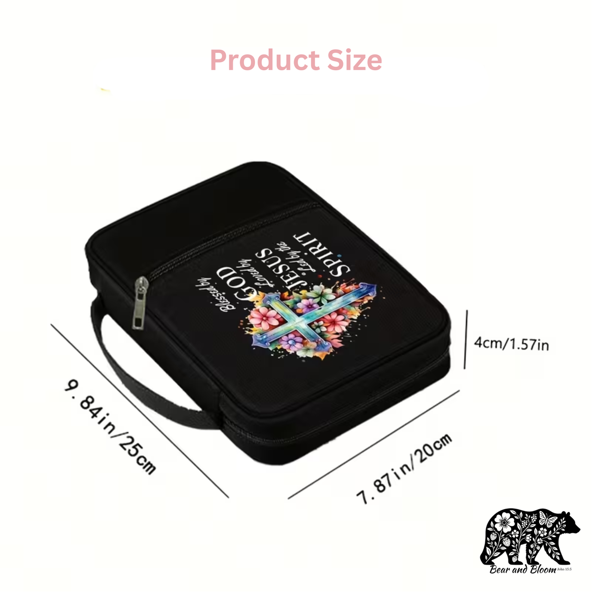 Bible Cover - Blessed, Loved, Led